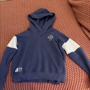 Abercrombie Kids Navy and White Hoodie